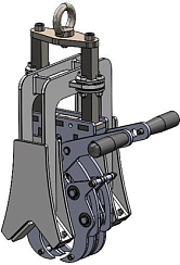 Захват для перемещения  круглых заготовок и труб